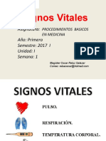 Clase 1 Signos Vitales 2017