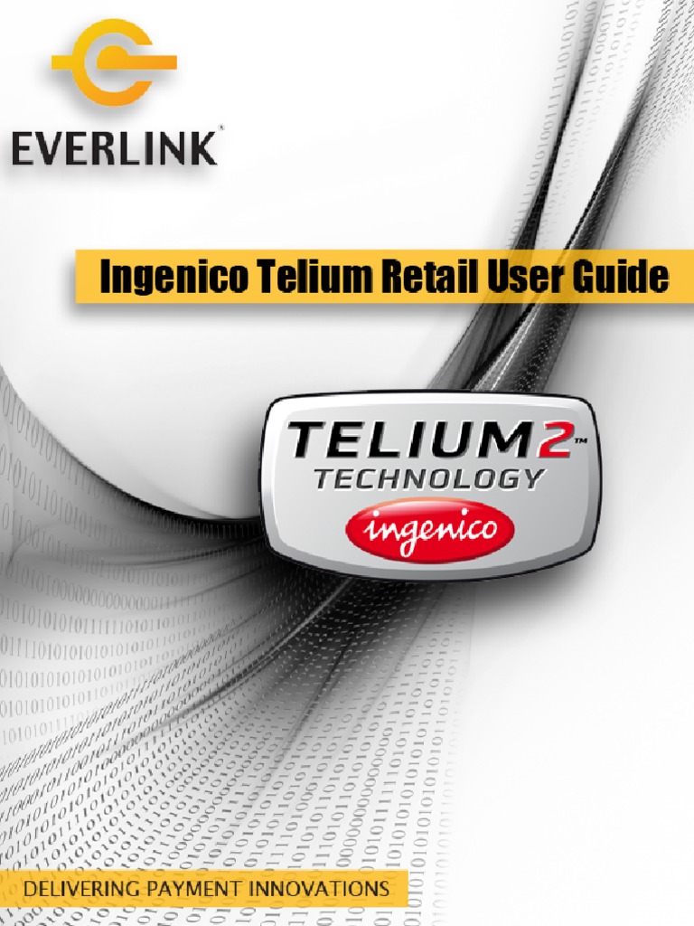 Telium Core Application Guide | PDF | Menu | Keyboard Shortcut