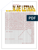 Sopa de Letras Sistema Operativo