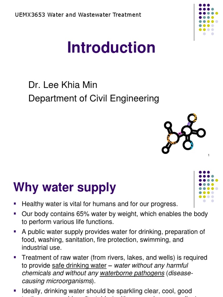 Tp1.1 Introduction PDF Sewage Treatment Water Purification