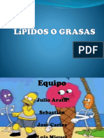 Lípidos o Grasas Equipo 5