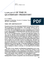 BAILEY, G. Concepts of Time in Quaternary Prehistory.