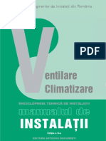 Enciclopedia Tehnica de Instalatii Manualul de Instalatii Editia AIIa Instalatii de Ventilare Si Climatizare