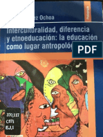 Interculturalidad, Diferencia y Etnoeducación