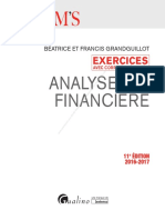 Exercices Avec Corrigés Détaillés - Analyse Financière 2016-2017 Ed 1