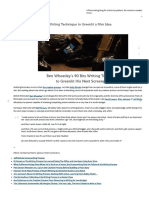 Ben Wheatley's 90 Bits Writing Technique To Greenlit A Film Idea - Mentorless PDF