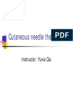 Acu Tech 2 Handout - Cutaneous Needle Therapy