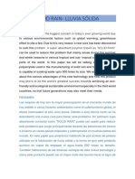 SOLID RAIN- LLUVIA SÓLIDA: How Potassium Polyacrylate Can Help Solve Drought Issues