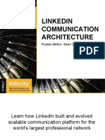 Linkedin Communication Architecture: Ruslan Belkin, Sean Dawson
