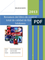 Resumen Del Libro de Control Total de Calidad de Kaoru Ishikawa PDF