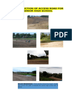II. 4.1 Construction of Access Road For SHS