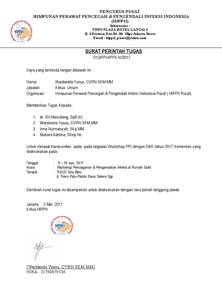 Surat Tugas