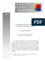 Maritain, Jacques - 06 - Cooperación Filosófica y Justicia Intelectual