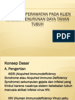 Asuhan Keperawatan Pada Klien Dengan Penurunan Daya Tahan Tubuh