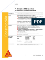 Recubrimiento Anticorrosivo Sikatop Armatec 110 Epocem PDF