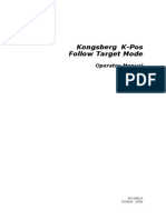 Kongsberg K-Pos Follow Target Mode Operator Manual