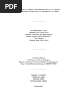 Download Awareness Towards Implementation of Solid Waste Management in the Coastal Area by Celmer SN353034451 doc pdf
