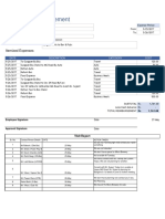 Expense Reimbursement 25-26 May