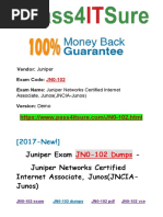 New Pass4itsure Juniper JN0-102 Dumps PDF - Juniper Networks Certified Internet Associate, Junos (JNCIA-Junos)