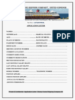 Disney Cruise Shipping Company Application & Interview Letter.