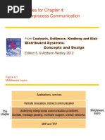 Slides For Chapter 4: Interprocess Communication: Distributed Systems: Concepts and Design