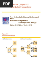 Slides For Chapter 17: Distributed Transactions: Distributed Systems: Concepts and Design