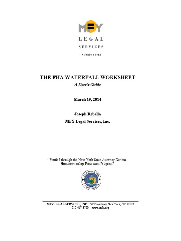 WP Content Uploads FHA Waterfall Worksheet Users Guide PDF Federal