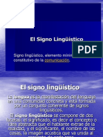 Sign o Linguistic o