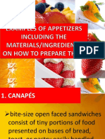 Canapés and Cocktail Appetizers Guide