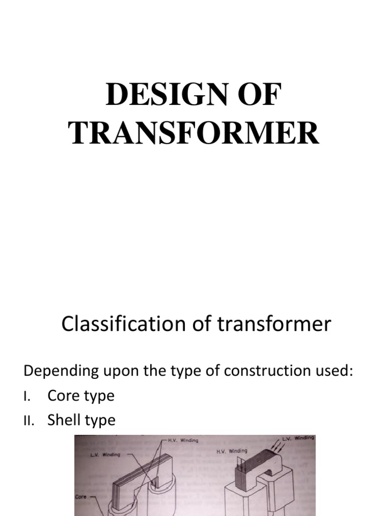 Transformer Design PDF | PDF | Transformer | Inductor