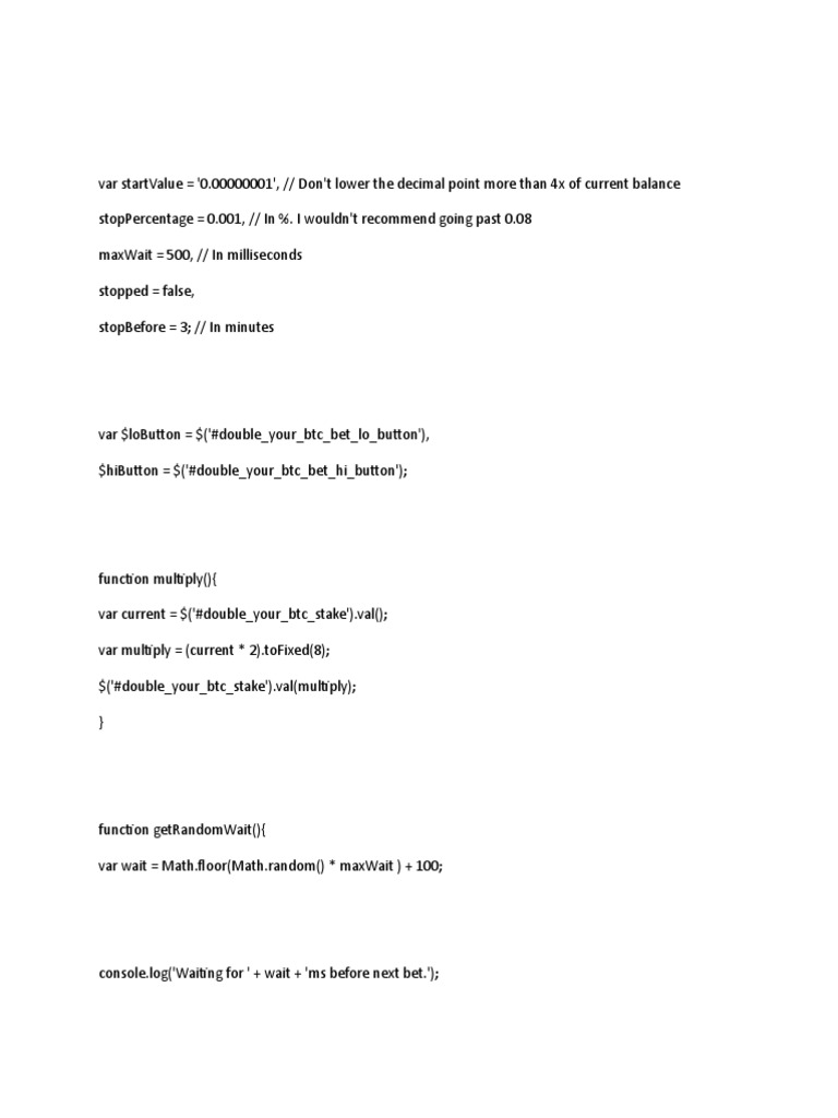 freebitco script