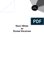 Daily Work as Divine Vocation