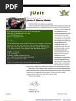 JUnit A Starter Guide