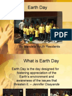 Earth Day: by Mandela Youth Residents