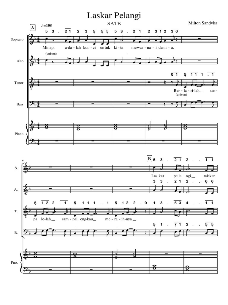 Laskar Pelangi | Vocal Music | Choral Music