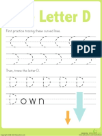 Practice Tracing D Prek