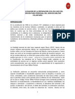 Ensayo La Homologación de La Reparación Civil en Caso Del Delito de Deserción para Personal Del Servicio Militar Voluntario