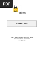 Code of Ethics Saipem-2015