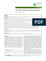 How Diverse Is The Diet of Adult South Africans?: Research Open Access