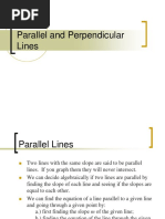 Parallel and Perpendicular Lines