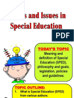 Sped Topic Report