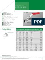 Full Bore Ball Valve With Red Lever Handle - PB100