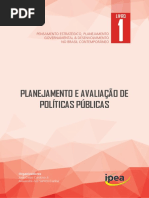 CARDOSO, CUNHA. Planejamento e Avaliação de Políticas Públicas