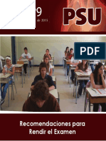 2016 15 11 26 Recomendaciones Rendicion Psu PDF