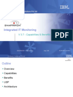 Integrated IT Monitoring: V 3.7 - Capabilities & Benefits