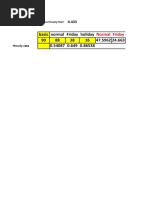 Salary Calculation Sheet