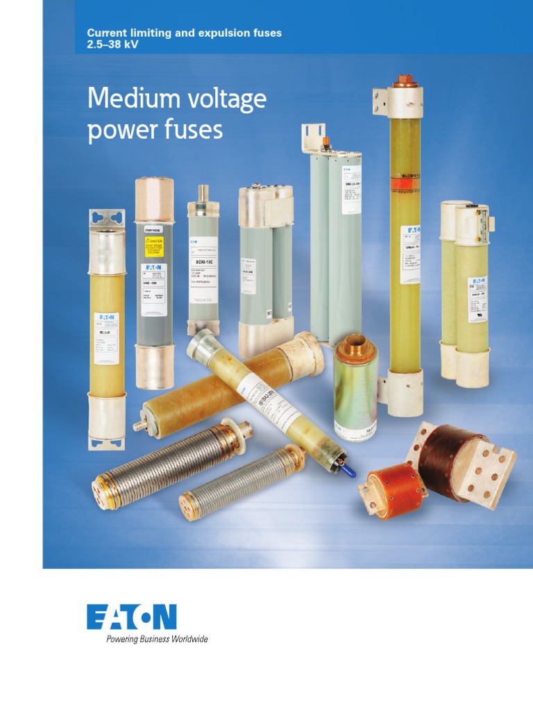 Medium Voltage Power Fuses Current Limiting and Expulsion Fuses 2.538 KV PDF Fuse