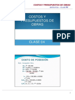 Costo y Presupuesto Clase 4 PDF