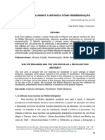 Infância Como Rememoração PDF