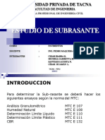 Estudio de La Subrasante Upt